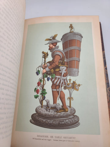 Antique 1875 Lacroix Arts of the Middle Ages19 chromolitho plates 400 engravings