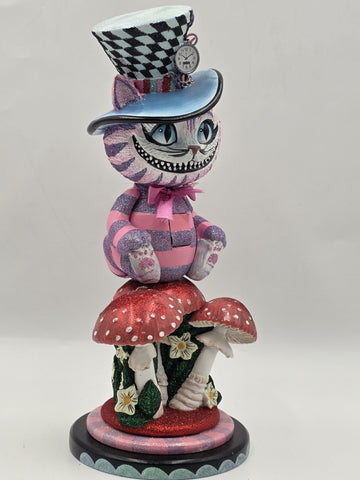 Kurt S. Adler HA0573 Hollywood Cheshire Cat Nutcracker, Multi-Colored, 15"