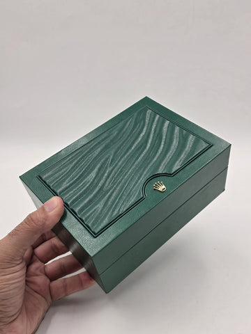 Vintage Rolex 39139.04 Oyster M Green Watch Presentation Box Genuine Swiss
