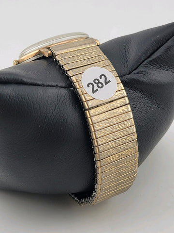 1960's Bulova Round Dress 32mm Wind Up Mens Vintage Wrist Watch Original Working