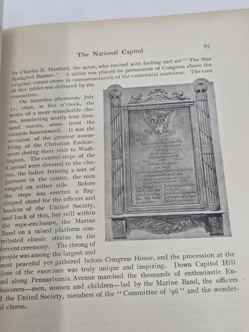 THE NATIONAL CAPITAL Architecture Art & History George Hazelton 1897 1st Edit