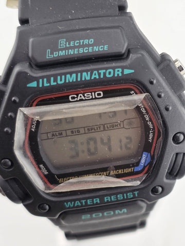 New!! Rare Vintage Casio DW-290T Module (1189) Illuminator Shock-resistant Watch