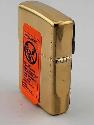 Unfired 1999 Harley Davidson Brass Twin Eighty Cubic Inches Engine Zippo Lighter