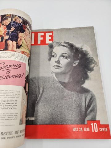 Life Magazine July - August 1939 Library of Congress Complete Issues Mint Bound