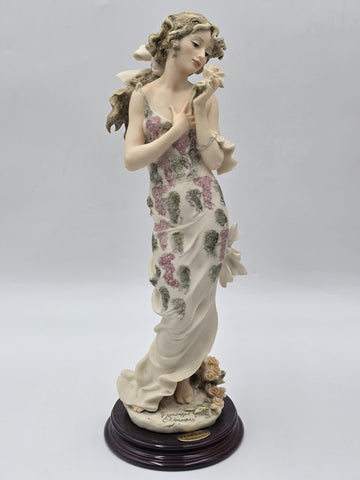 Giuseppe Armani Rose 0678-C Hand Signed 1996 Society Event Figurine COA Italy.