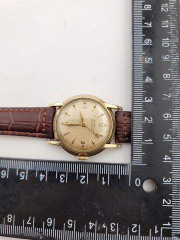 1950's Girard Perregaux Gyromatic Vintage 10k Yellow Gold Filled Automatic Works