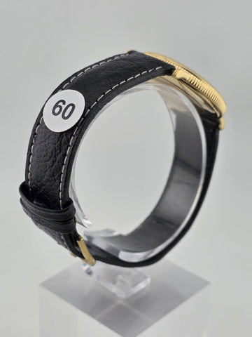 Vintage Raymond Weil Geneva 5536 18k Gold Electroplated  Quartz Watch RUN GREAT