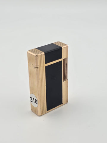 Vintage Authentic St Dupont Laque De Chine France Gold Plated Ligne 1 Lighter