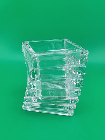 Vtg ROSENTHAL Studio-Linie Crystal Turnus Geometric Vase/Candle Holder Germany