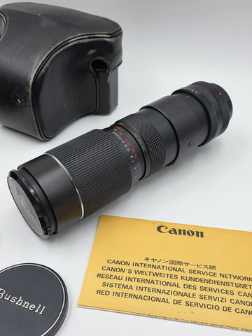 Vtg Canon F-1 35mm Film Camera Kit w/ FD 50mm f/1.4 S.S.C. & 90–230mm W Case