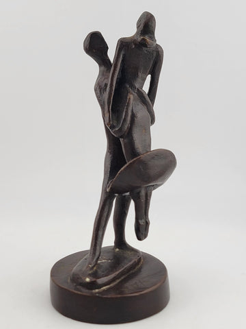 Rare Collectible Jose Almanzor, Bronze Dancers, Mexican School Bronze Sculpture.