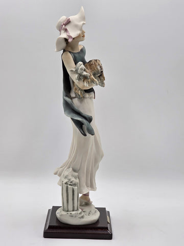 Giuseppe Armani Capodimonte Figurine Sophia W Puppy Porcelain Sculpture 0636C