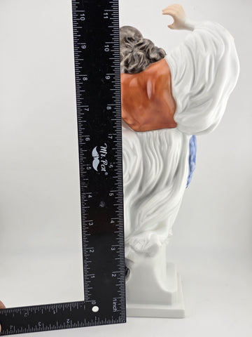 VINTAGE HEREND, FOLKLORE DANCING RASCAL MAN, HANDPAINTED PORCELAIN FIGURINE. VG.