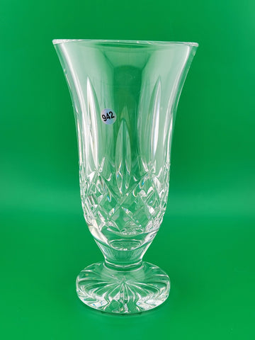 Vintage Waterford Crystal LISMORE 7" Flared Footed Vase Flower Vase 7"x3.5"