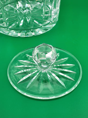 Vintage Waterford Crystal Lismore Lidded Biscuit Barrel Jar Canister Ireland