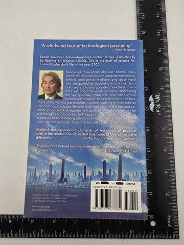 Michio Kaku, Physics of the Future *SIGNED* 2017 Second Edition/Second Print PB