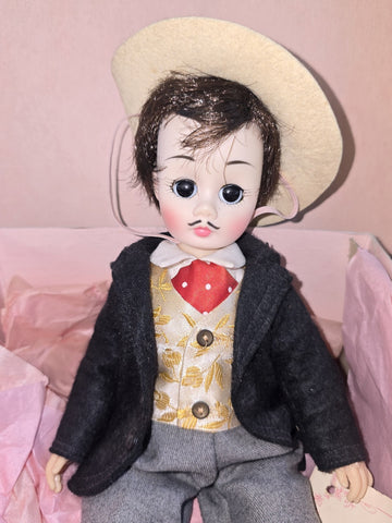 Rare Vintage Madame Alexander Doll-Rhett-1380-12"-1980's-vinyl-with box-USA