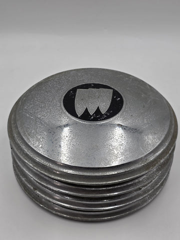 Vintage Buick Tri-Shield Dog Dish Poverty Hub Caps Set of 4 10" 1941-1960 OEM
