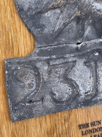 A Stunning Original 18th C (1735) The Sun Fire Insurance Office Lead Fire Mark.