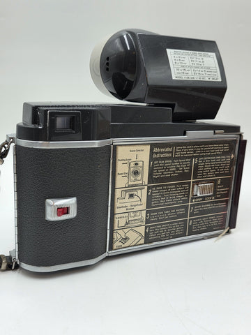 Vintage Polaroid Electric Eye Land Camera Model 900 w/ Original Leather Case Box