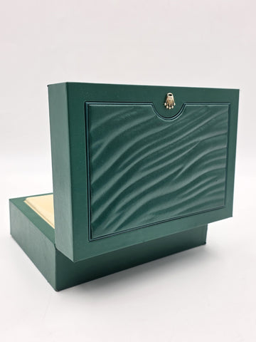 Vintage Rolex 39139.04 Oyster M Green Watch Presentation Box Genuine Swiss