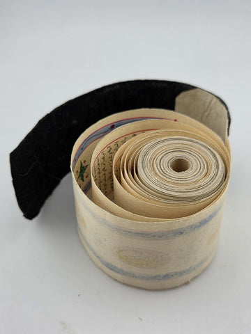 Rare Antique OOAK 19th C Hand Written Miniature Illuminated Quran Koran Scroll