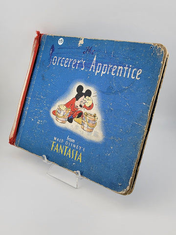 1940 FIRST EDITION THE SORCERER'S APPRENTICE FROM WALT DISNEY'S FANTASIA WITH DJ
