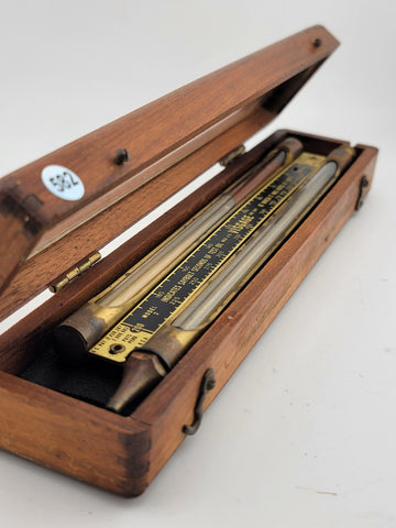 Rare Antique Louis Eitzen Visgage Oil Viscosity Comparator Instrument w/ Case