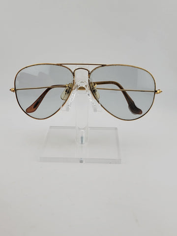 Vtg 1960's 58[]14mm VINTAGE B&L RAY-BAN ARISTA PHOTOCHROMIC AVIATOR SUNGLASSES