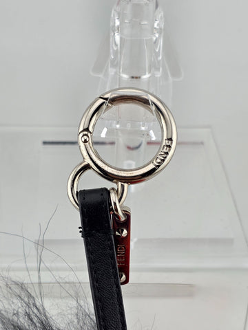 100% Authentic Beautiful Collectible FENDI purple/red BAG BUG handbag charm.