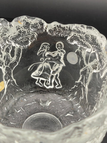 Kosta Boda "Rhapsody" Crystal Bowl by Kjell Engman, Sweden