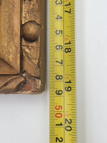 Rare 19th C Children Playing French Oil Painting Signed wood panel Guilded Frame