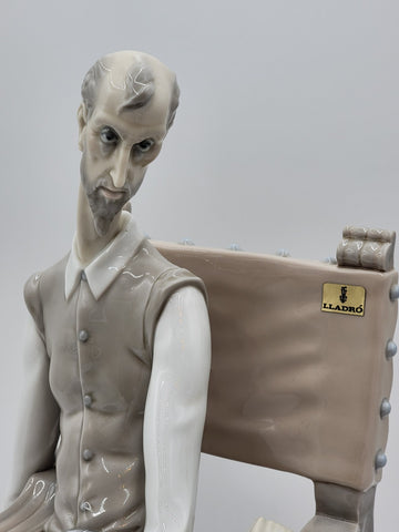 Rare XL Lladro "Don Quixote" #1030 - W original base 18 x 16. Excellent cond.