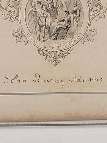 Original Antique 1860 John Adams. Engraving by J. Stephenson after J.S. Copley