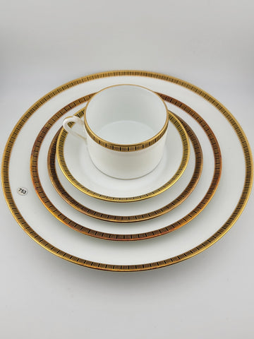 Rare Vintage 5 Piece Table Setting Richard Ginori Piemonte Italy. Excellent Cond