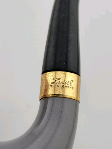 Zenith Vanderwant Amsterdam / Vintage Glazed Ceramic Pipe revolver pistol