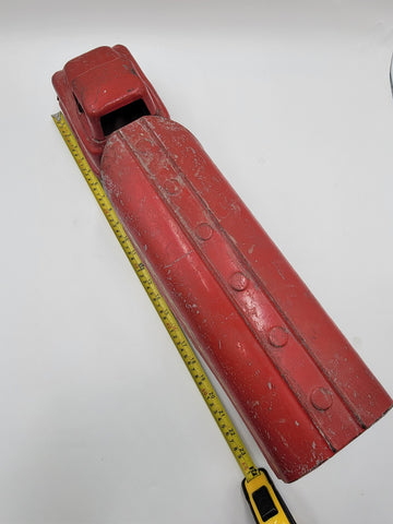 Vintage Buddy L Pressed Steel Texaco Oil Tanker Delivery Semi Truck Toy 1950 24”
