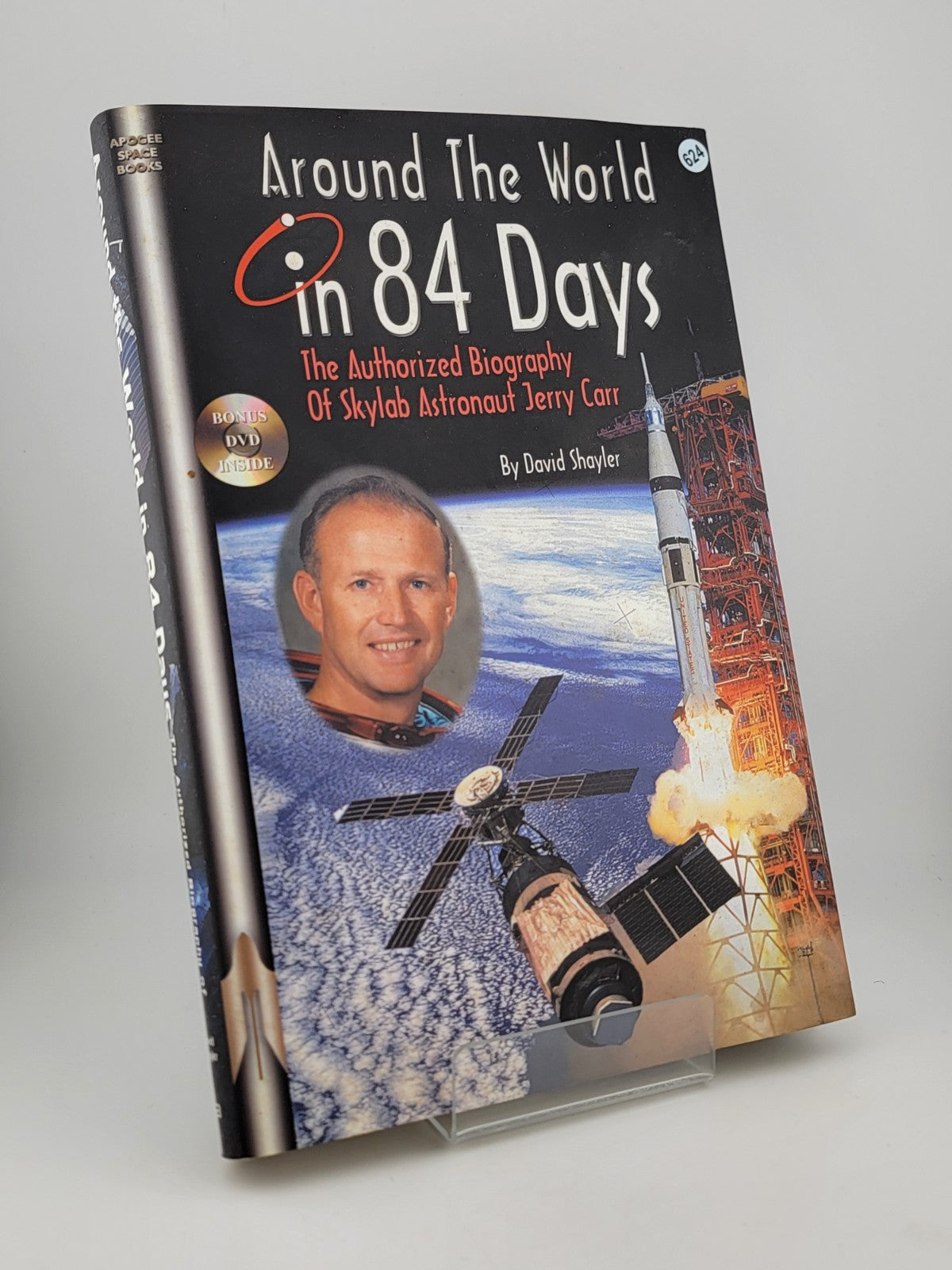 Rare Astronaut "Jerry Carr" Hand Signed  Book "Around The World In 84 Days"