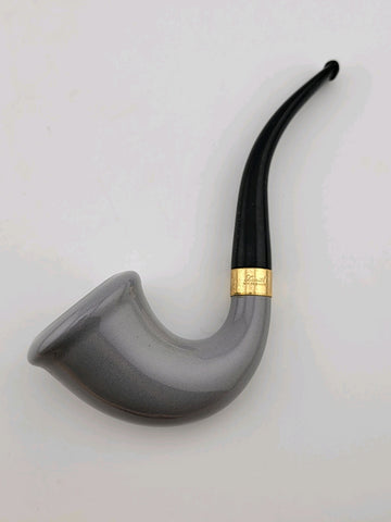 Zenith Vanderwant Amsterdam / Vintage Glazed Ceramic Pipe revolver pistol