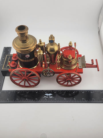 THE MISSISSIPPI 1869 RED STEAM ENGINE FIRE WAGON RADIO WACO JAPAN Works (Static)