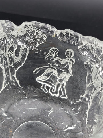 Kosta Boda "Rhapsody" Crystal Bowl by Kjell Engman, Sweden