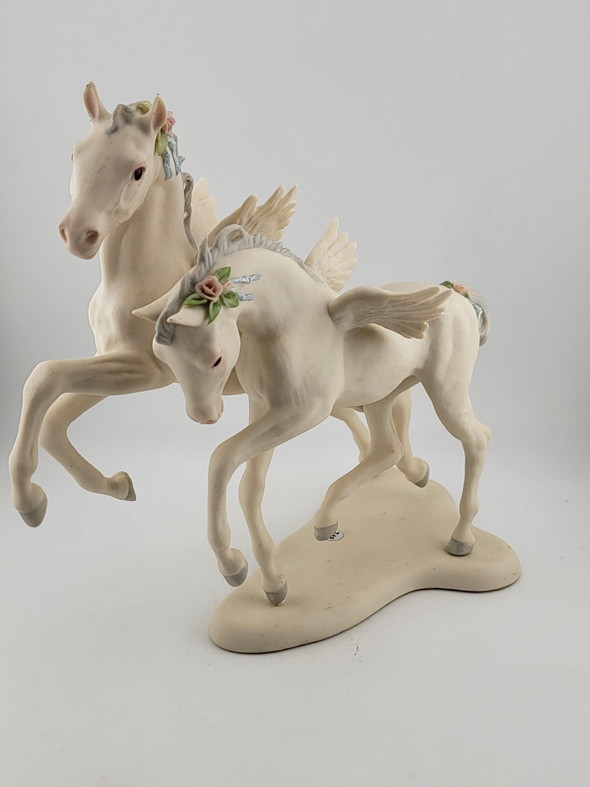 Cybis Porcelain Gambol and Frolic Unicorns Figurine Designed By Susan Eaton #494