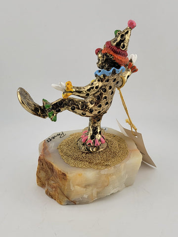 Vintage Ron Lee Signed Happy Clown Figurine Statue 1985 LE 118 With Tag