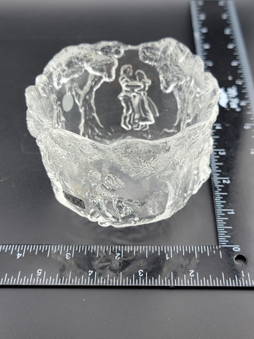Kosta Boda "Rhapsody" Crystal Bowl by Kjell Engman, Sweden
