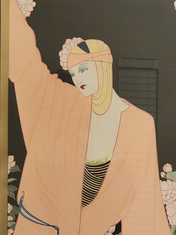 Lillian Shao "Anticipation" XL Serigraph on Black Paper, Signed & numbered 37/60