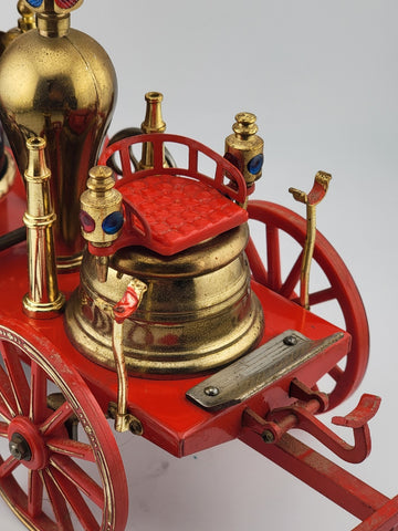 THE MISSISSIPPI 1869 RED STEAM ENGINE FIRE WAGON RADIO WACO JAPAN Works (Static)