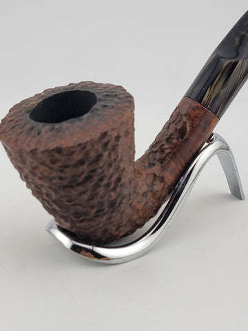 Vintage Collectible Solid Wood Prince Of Whales 83 Italy Hand Made Smoking Pipe.