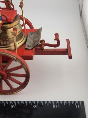 THE MISSISSIPPI 1869 RED STEAM ENGINE FIRE WAGON RADIO WACO JAPAN Works (Static)