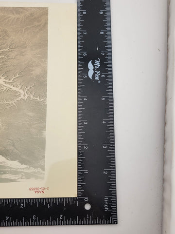 Original NASA Vintage A Kodak Paper Photo Red Number Photograph -SN: S-65-34658.