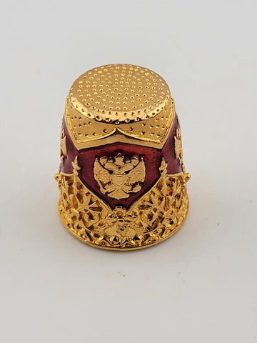 Vintage Edgar Berebi Limited 1st Edition Collection of 3 Enameled Thimbles